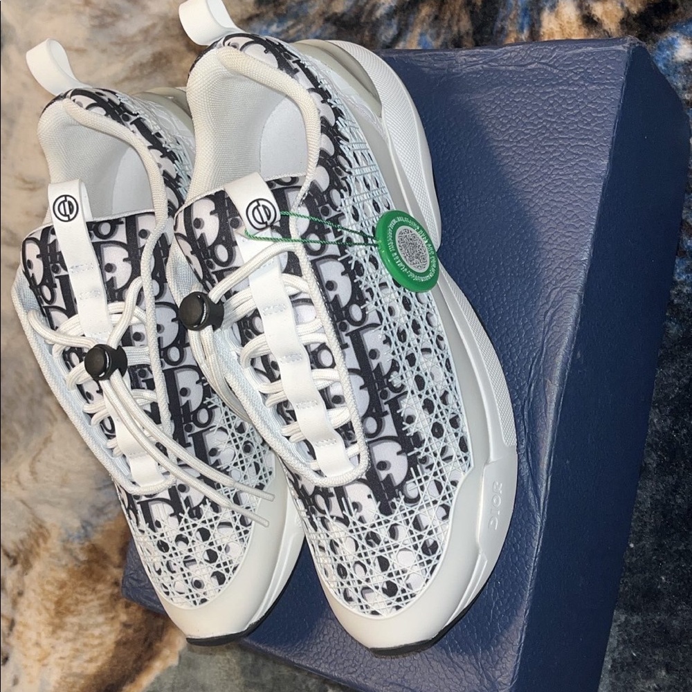 Dior Sneakers White Oblique Canvas